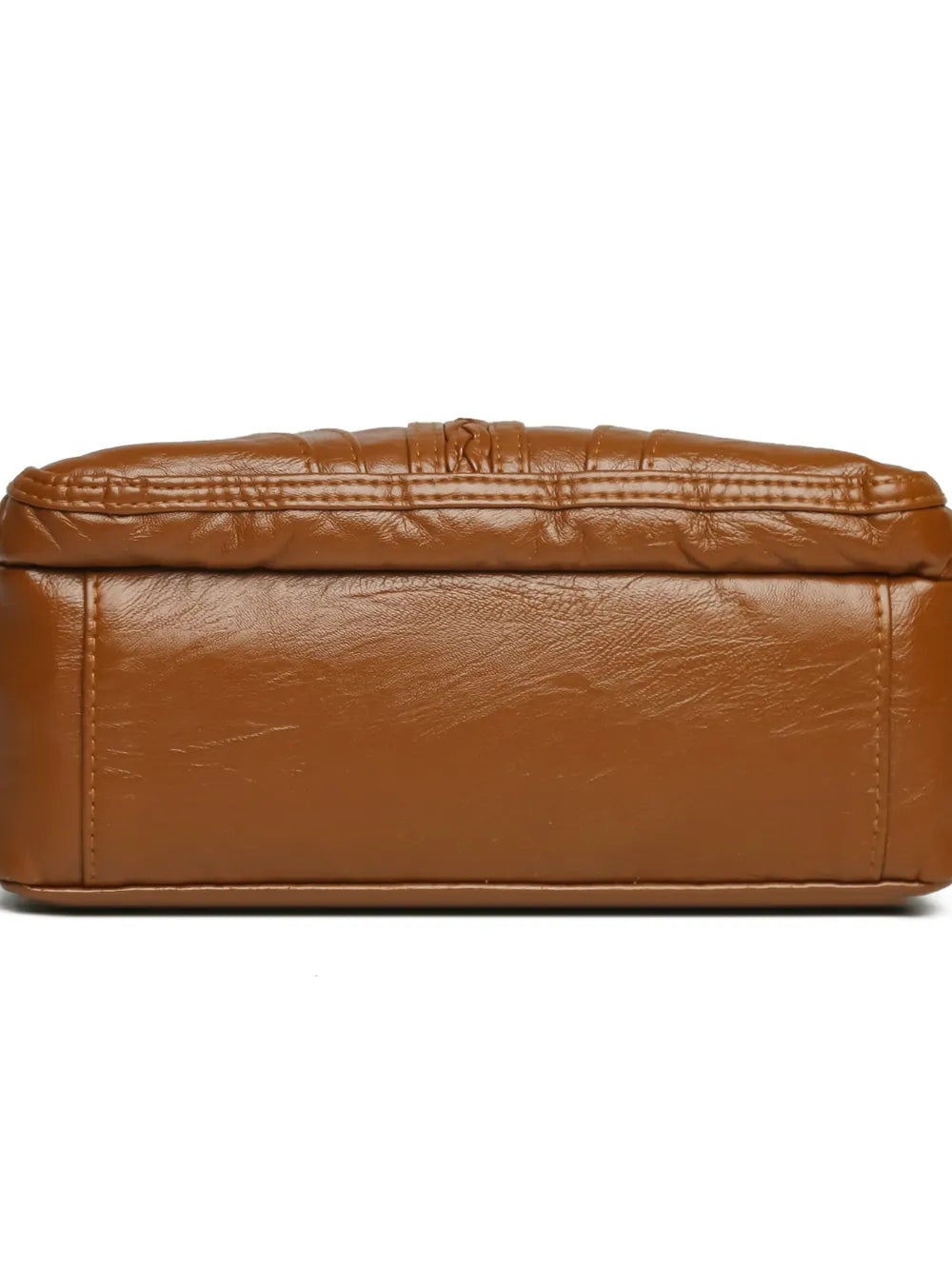 Sleek Leather Shoulder Bag - BAGMODA