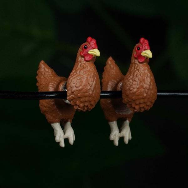 Creative Personality Simplicity Fashion Chicken-shaped Earrings