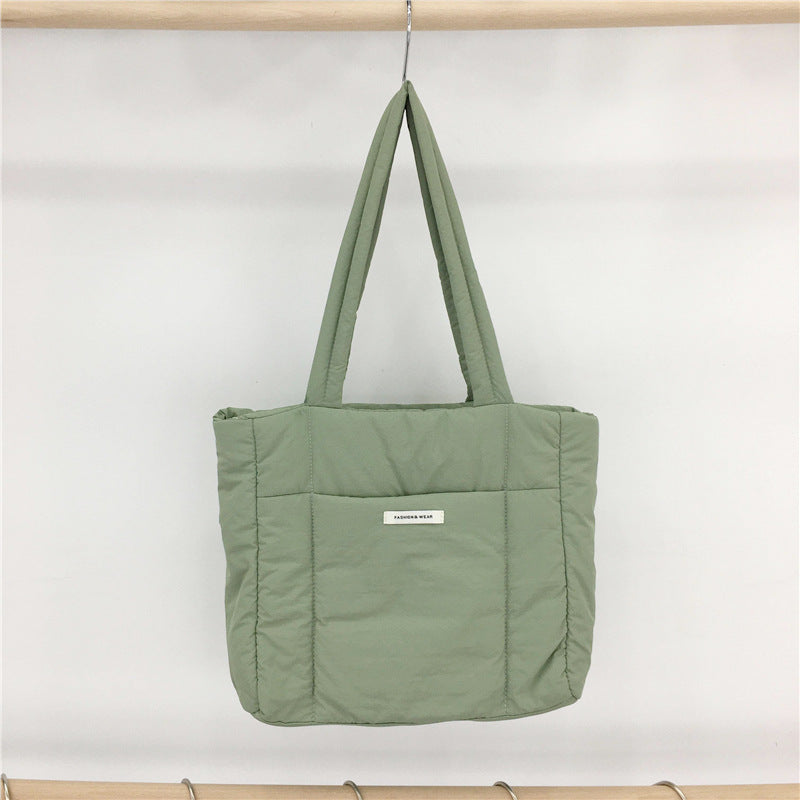 Nylon Canvas Shoulder Bag