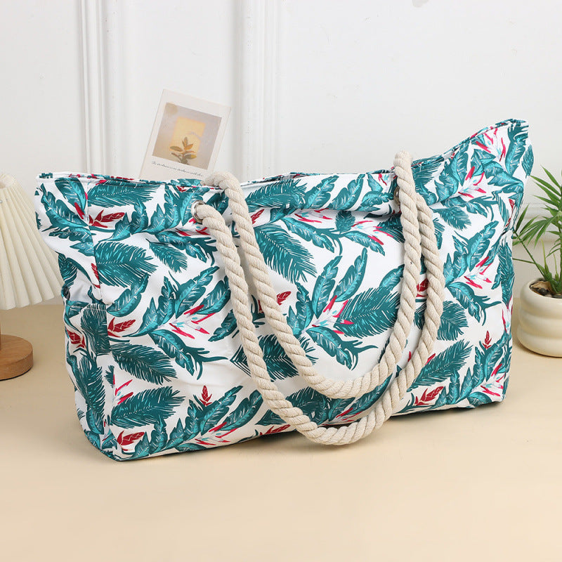 Tragbare Strandtasche aus Segeltuch
