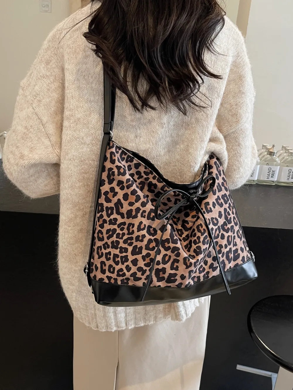 Mocha Wild Lace-Up Crossbody
