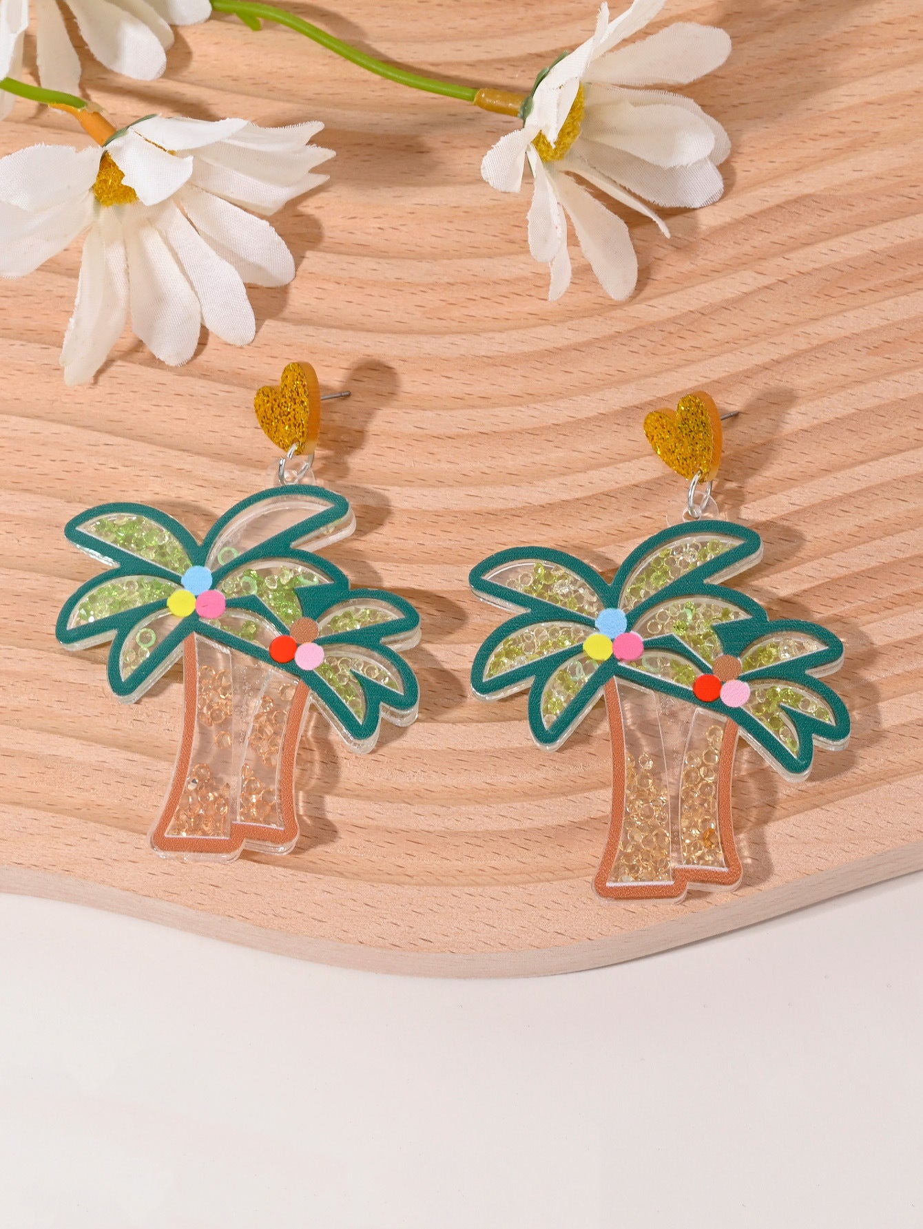 Cherry Strawberry Watermelon Pineapple Coconut Cake Ice Cream Earrings For Women