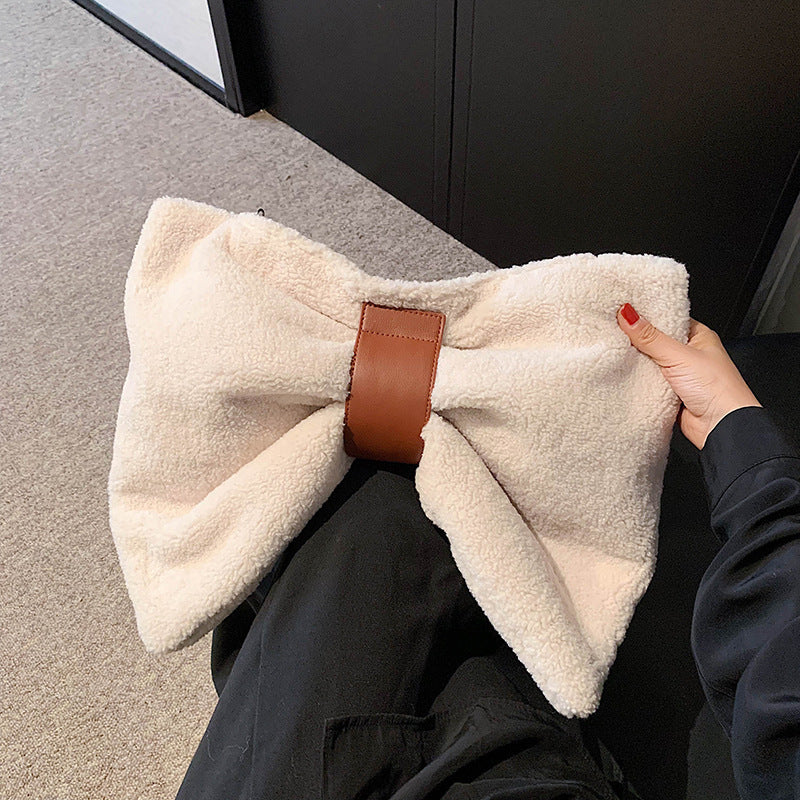 Trendy Canvas Bow Bag