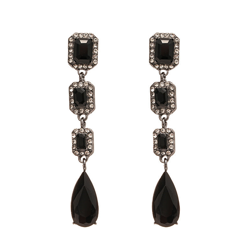 Stylish Water Drop Tassel Earrings For Women