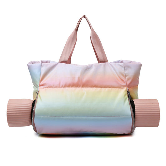 LuxeStride Colorful Oxford Tote