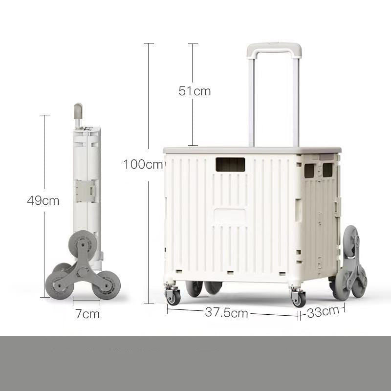 Carrito de compras plegable