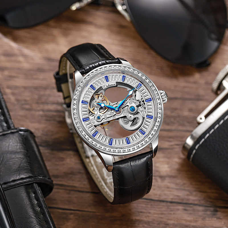 Luxury Zircon Fashion Waterproof Mechanical Watch