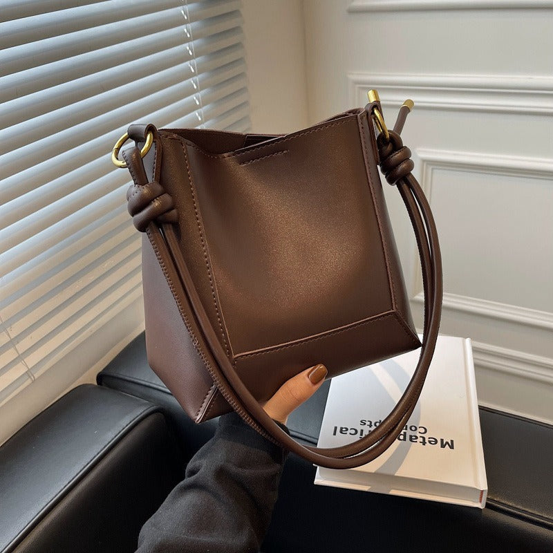 Retro Chic Bucket Bag