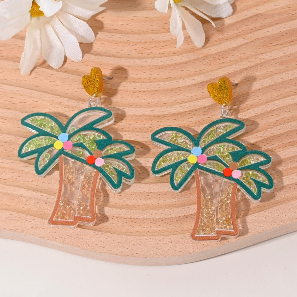 Cherry Strawberry Watermelon Pineapple Coconut Cake Ice Cream Earrings For Women