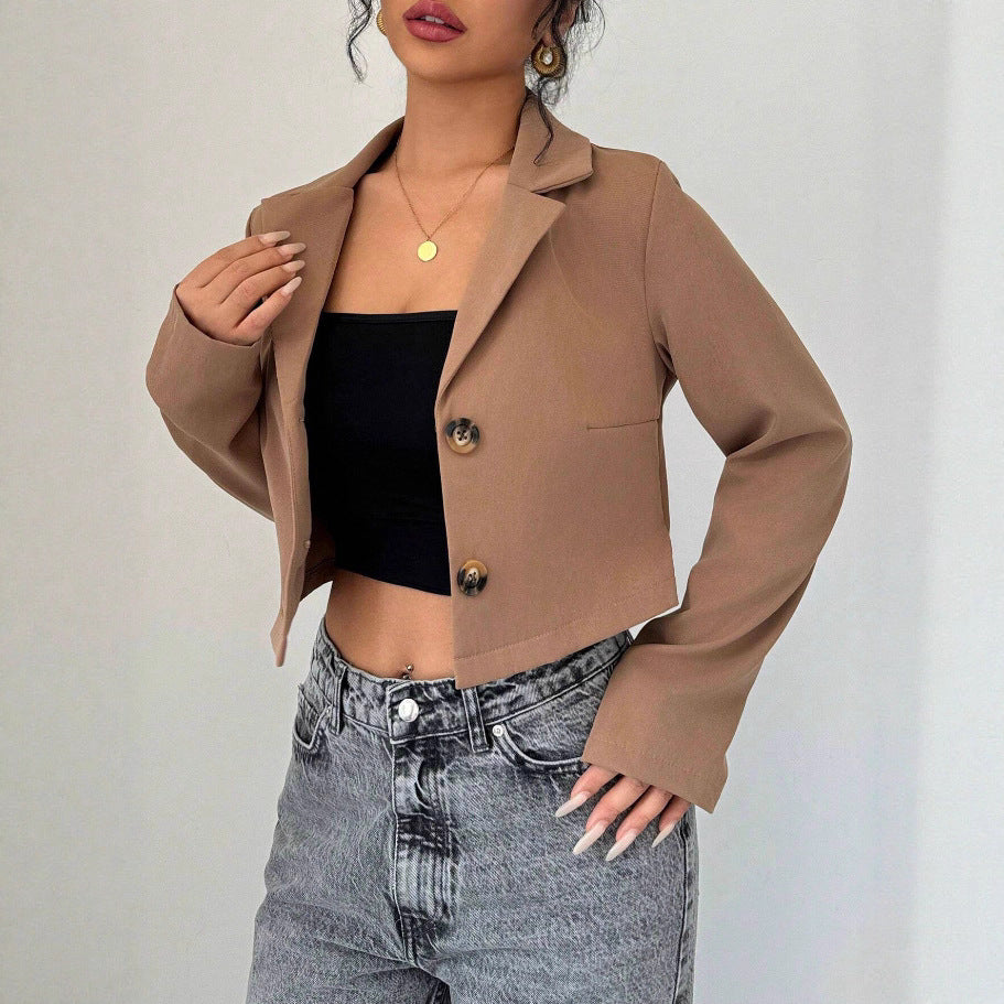 High-grade Socialite Short Western Style Coat