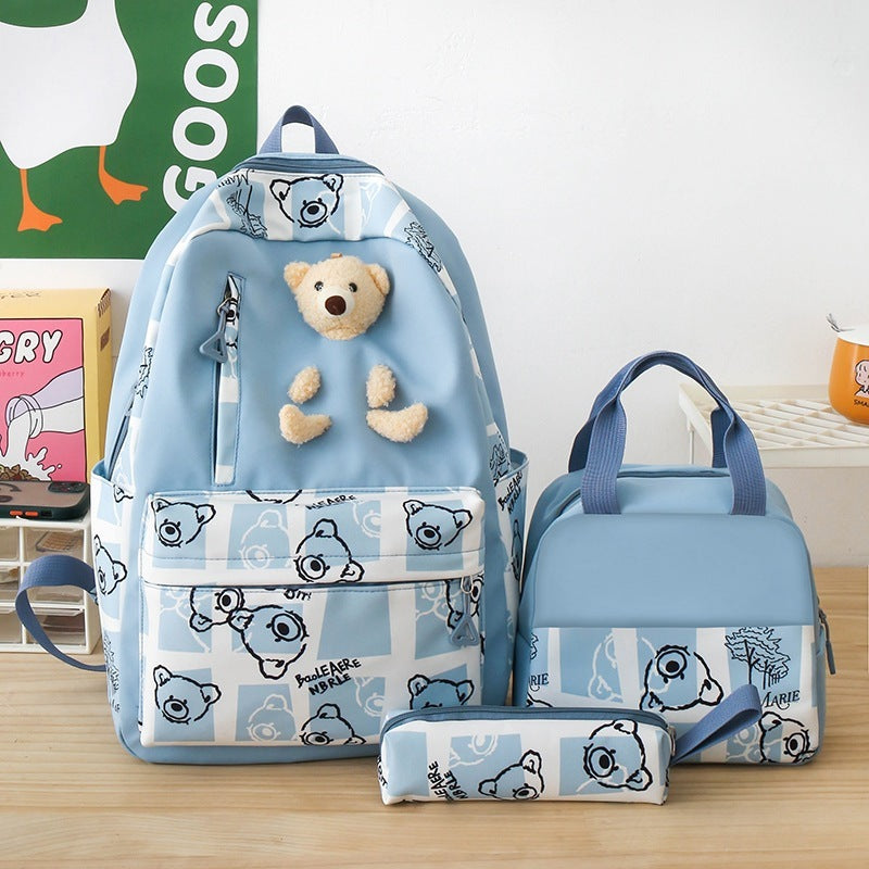 Cute Bear Three-piece Set Bag
