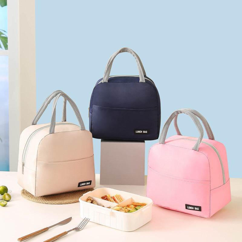 Twill Lunch Bag Portable Thermal Insulation Thickened
