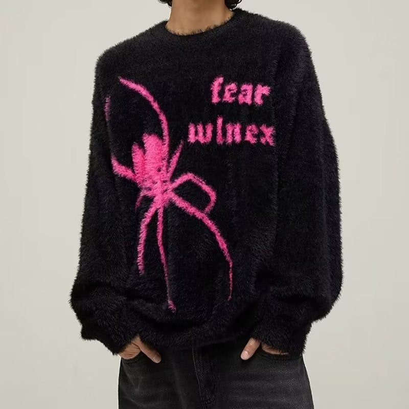 Retro Minority Spider Sweater All-match Fashion Knitwear