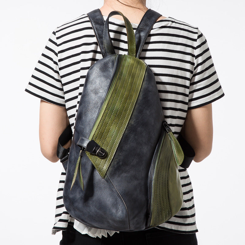 Aurévia Leather Backpack