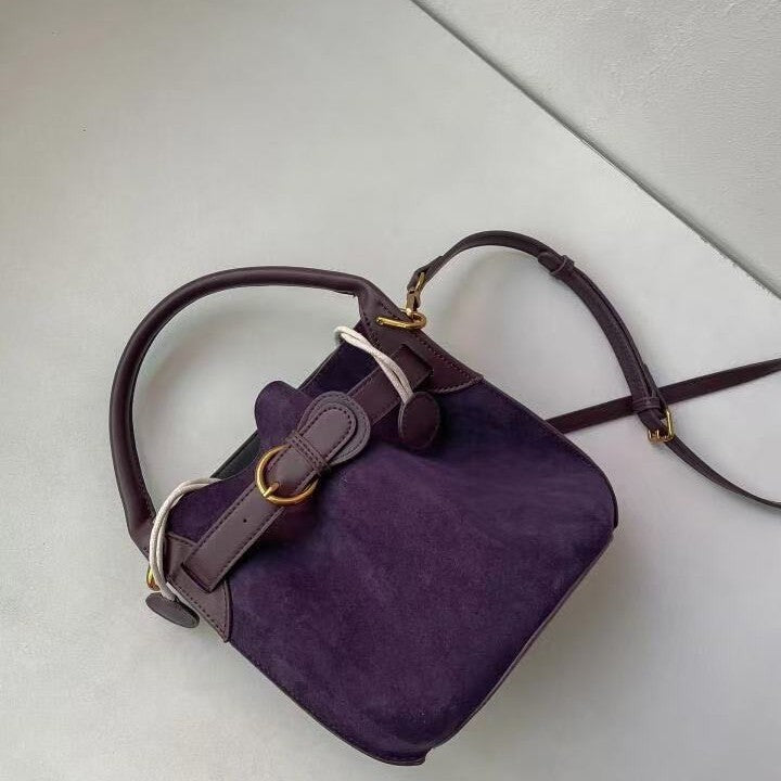 Velora Purple Bucket Bag