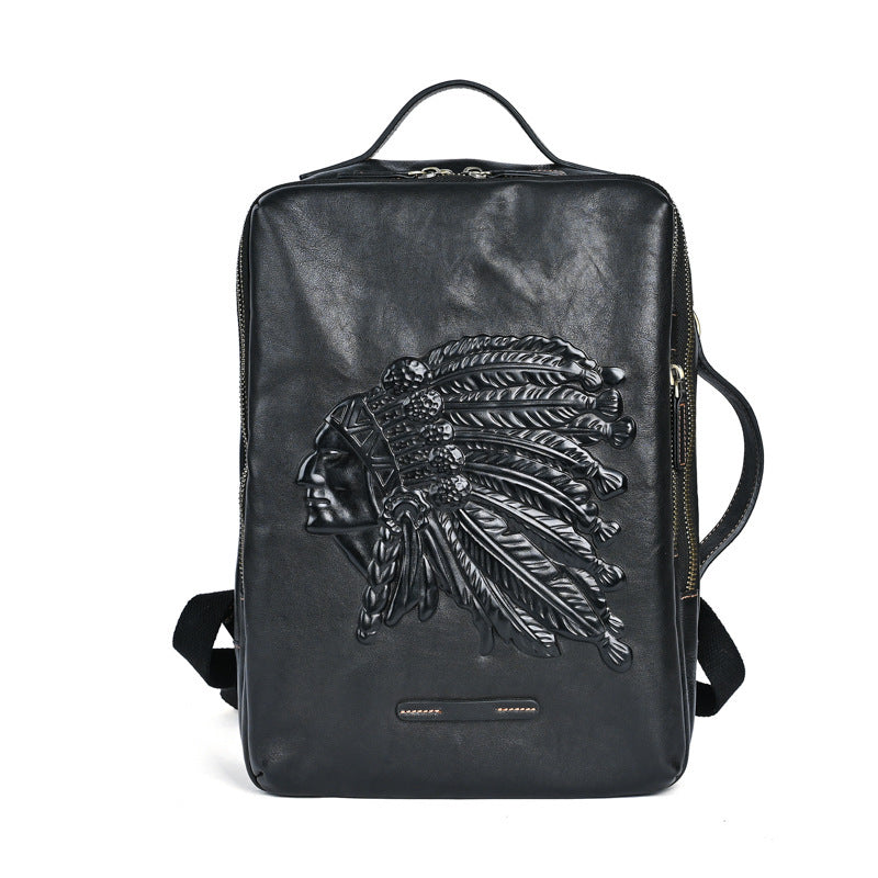 HeritageCraft Genuine Cowhide Backpack
