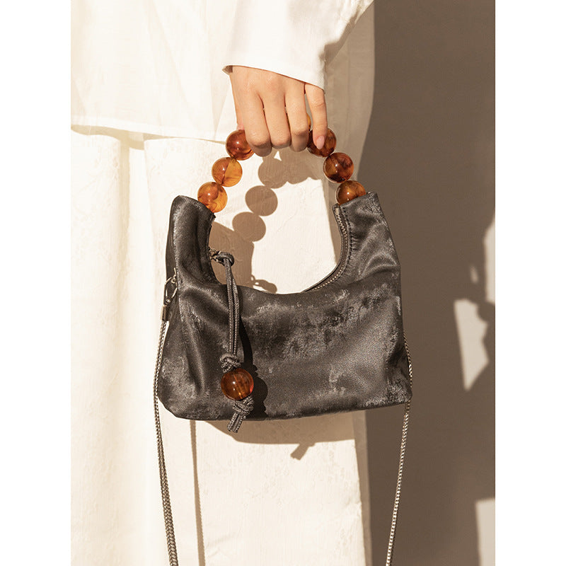 Pearl Chain Crossbody Bag