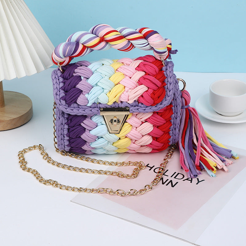 ColorPop Braided Street Bag