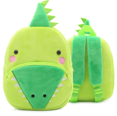 Children School Backpack Cartoon Rainbow Design Soft Plush Material For Toddler Baby Girls Kindergarten Kids School Bags