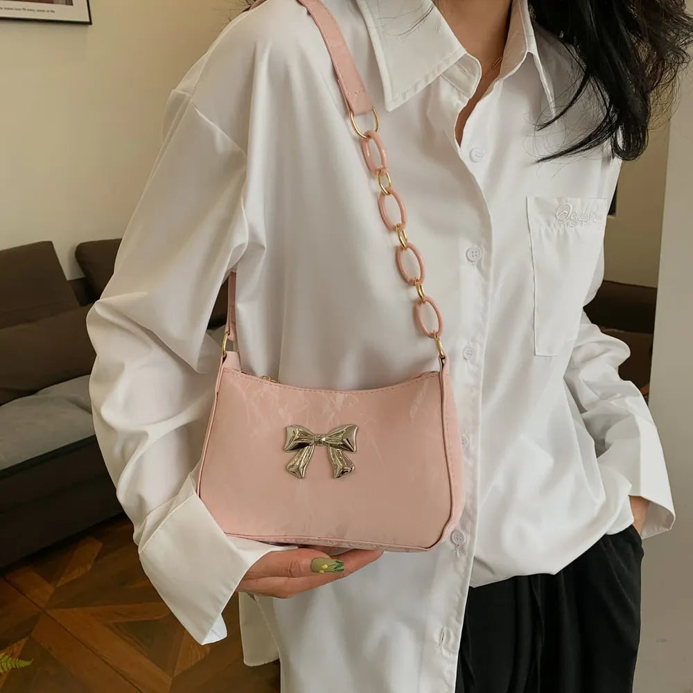 Chic Bow Crossbody - BAGMODA