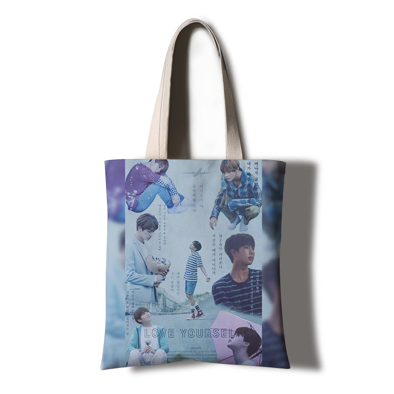 Handbag student letter art travel tutorial bag