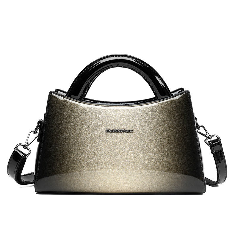Glam Metallic Small Square Bag