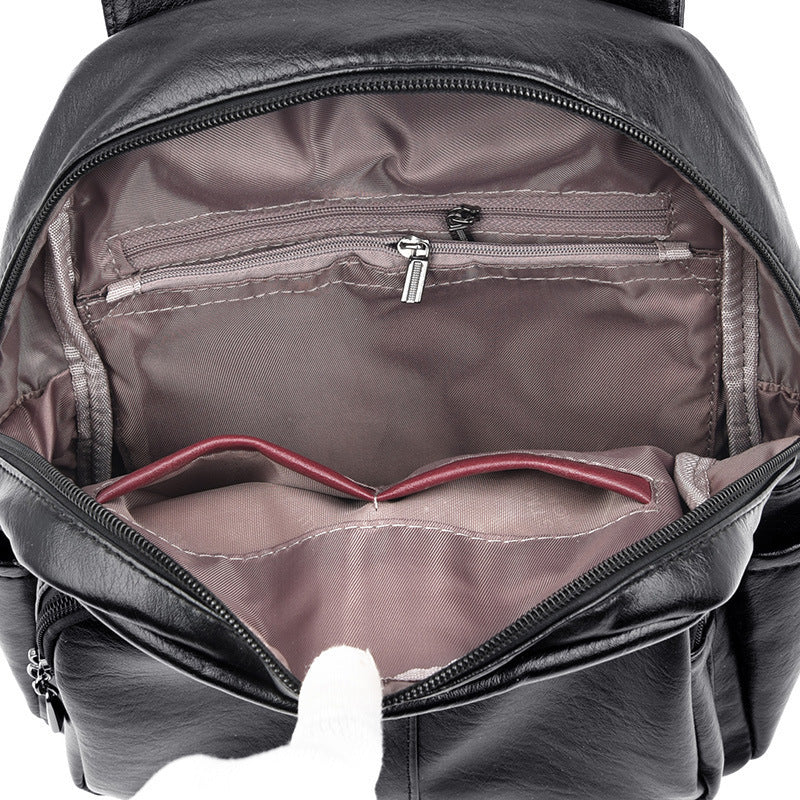Sheepskin Leather Backpack