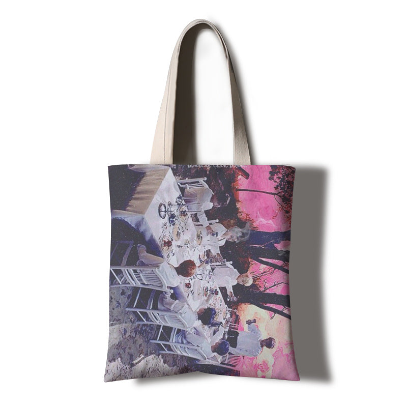 Handbag student letter art travel tutorial bag