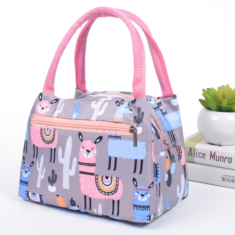 Insulation Bag Portable Lunch Bag Thickened Rice Bag Oxford Cloth Lunch Box