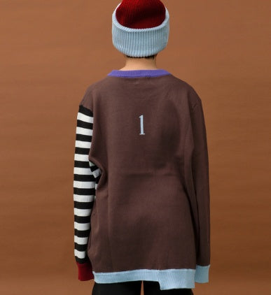 Autumn winter sweater women's head full cotton knitwear, embroidery loose hundred set long-sleeved coat
