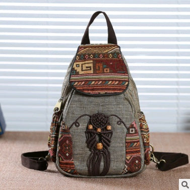 MoonGate Retro Canvas Backpack