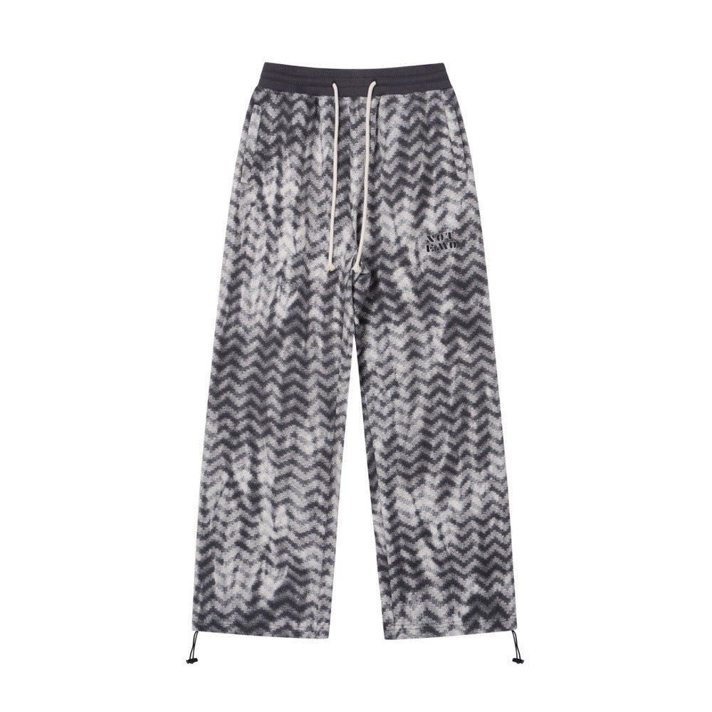 Diamond Corrugated Exercise Casual Pants Men - BAGMODA