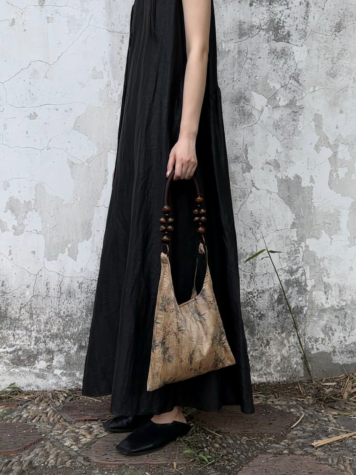 Bamboo Leaf Print Bag