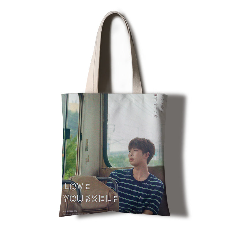 Handbag student letter art travel tutorial bag