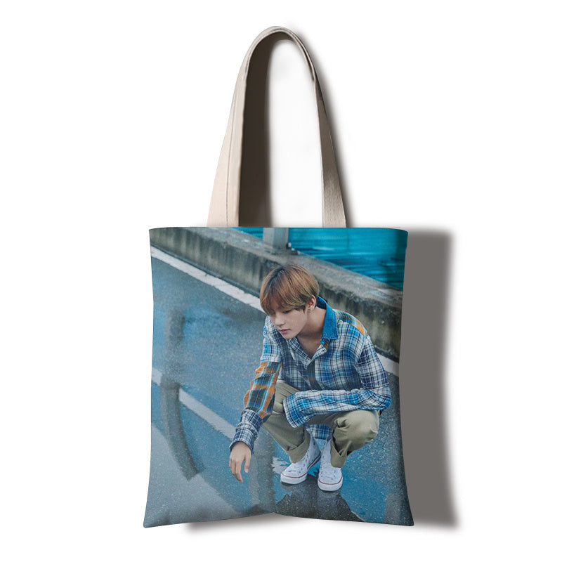 Handbag student letter art travel tutorial bag