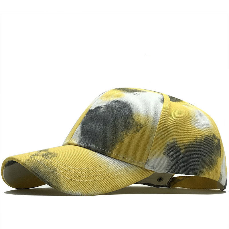 Tie-dye Baseball Peaked Cap Outdoor Casual Sun-proof Hat