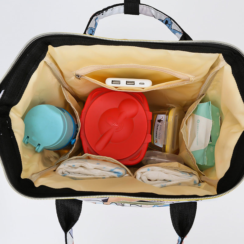 Multifunctional Fashion Large Capacity Cartoon Bag Mother Bag