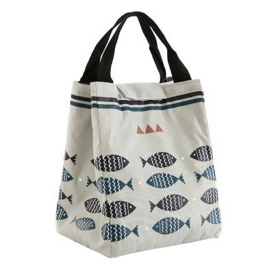 Portable Waterproof And Thick Aluminum Foil Insulated Lunch Bag