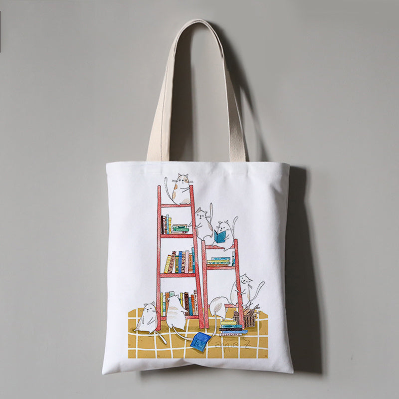 Canvas Bag, Cloth Bag, One-Shoulder Portable Environmental Protection Bag