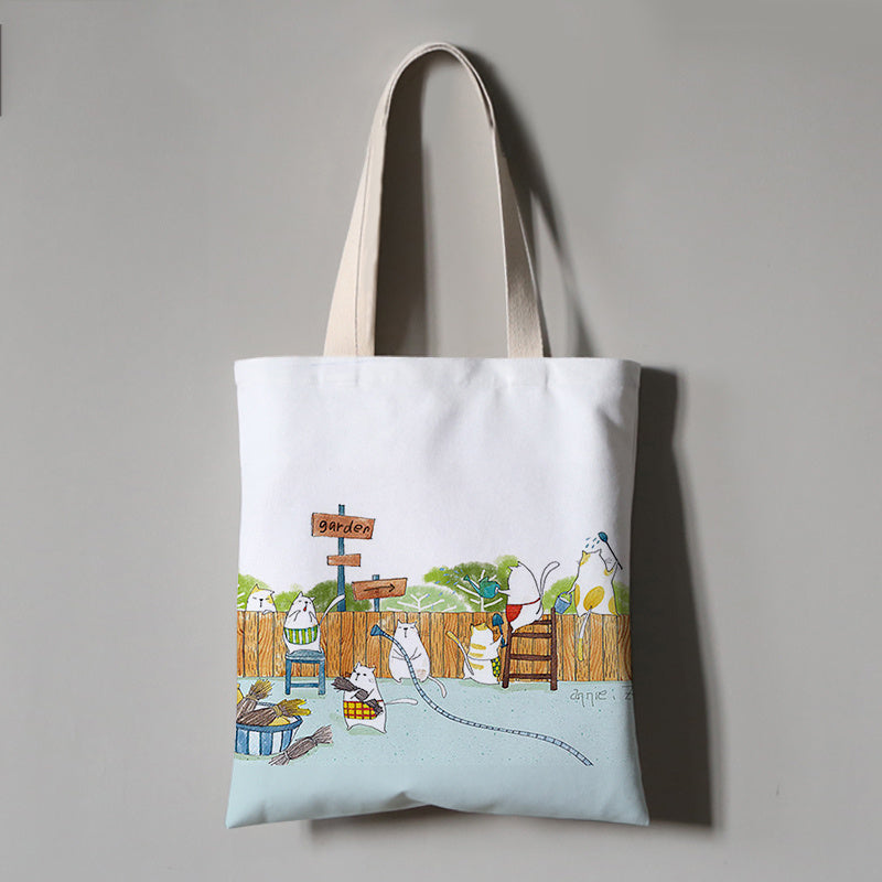 Canvas Bag, Cloth Bag, One-Shoulder Portable Environmental Protection Bag