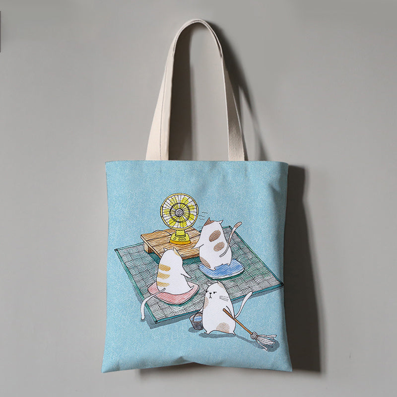 Canvas Bag, Cloth Bag, One-Shoulder Portable Environmental Protection Bag