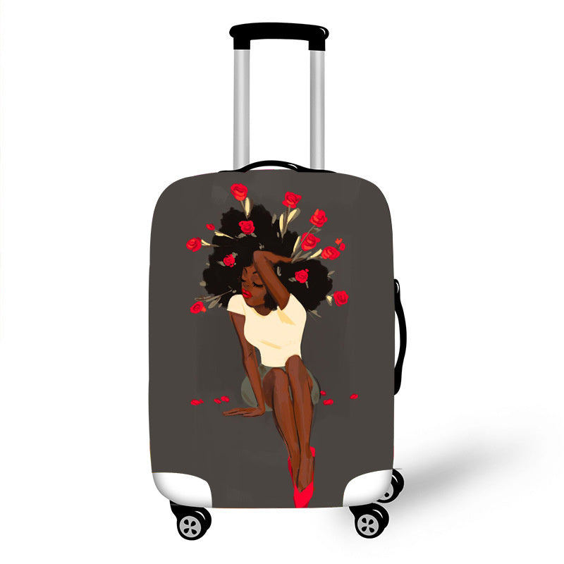 African Art Trolley Bag