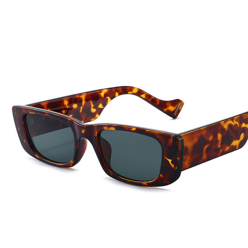 New Retro Small Frame Square Sunglasses Men And Women European And American Trend Sunglasses Street Photography Sunglasses