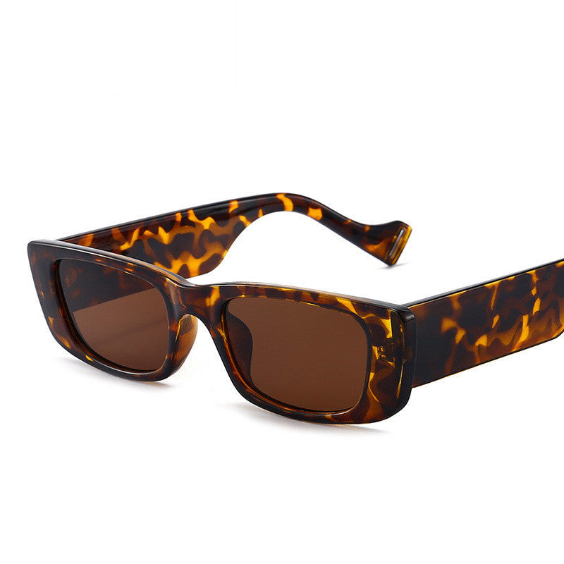 New Retro Small Frame Square Sunglasses Men And Women European And American Trend Sunglasses Street Photography Sunglasses