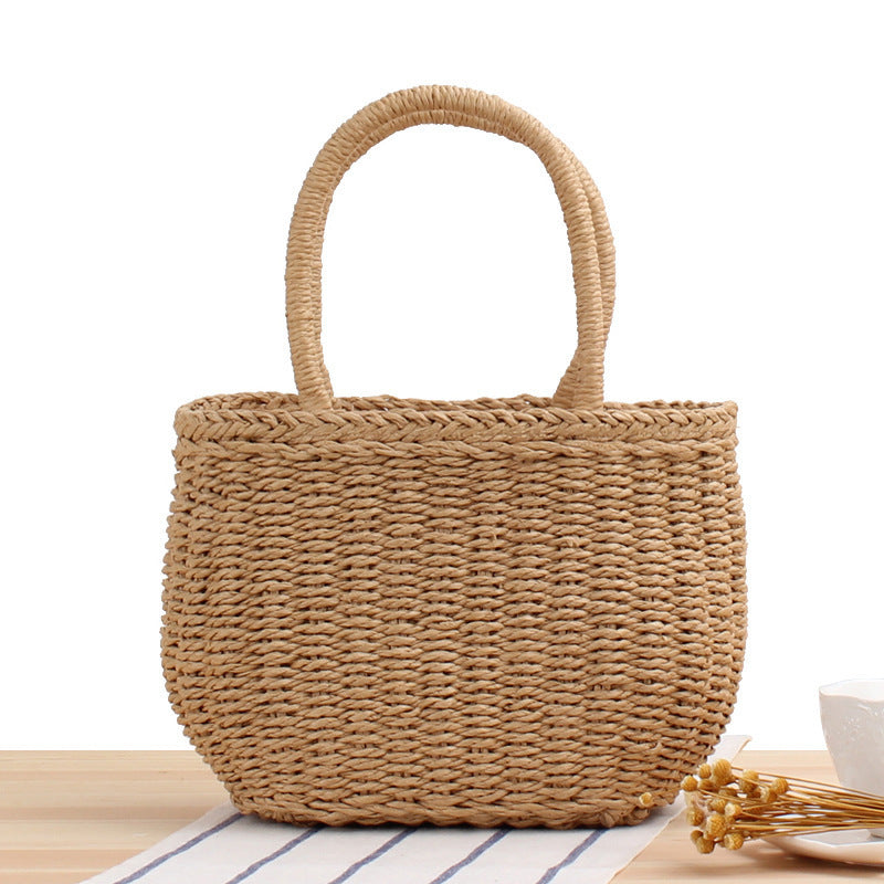 Bolsos de playa tejidos a mano para las vacaciones
