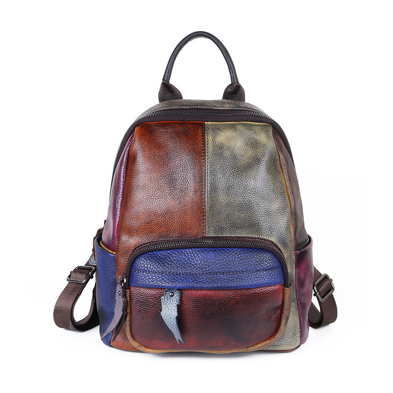 Cowhide Leather Backpack