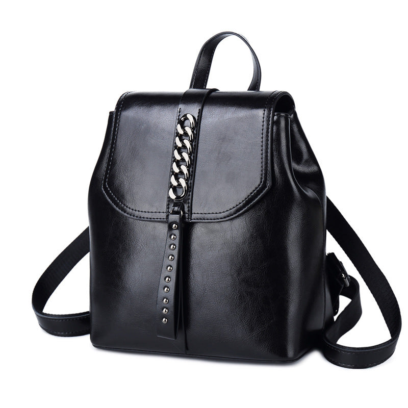 Leather Women Backpack