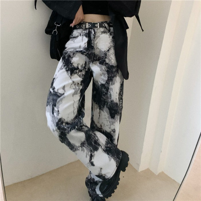 Pantalones vaqueros rectos, holgados y anchos para mujer, nuevos pantalones vaqueros de verano, pantalones ajustados de cintura alta