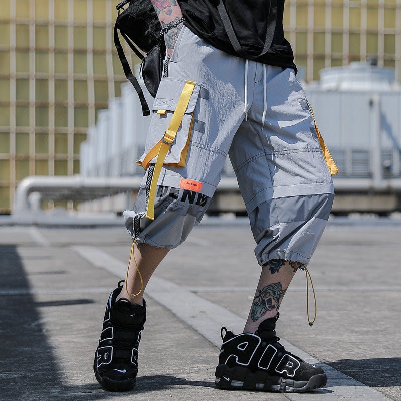 Men's Pants Youth Trendy Brand Casual Cropped Shorts Men - BAGMODA