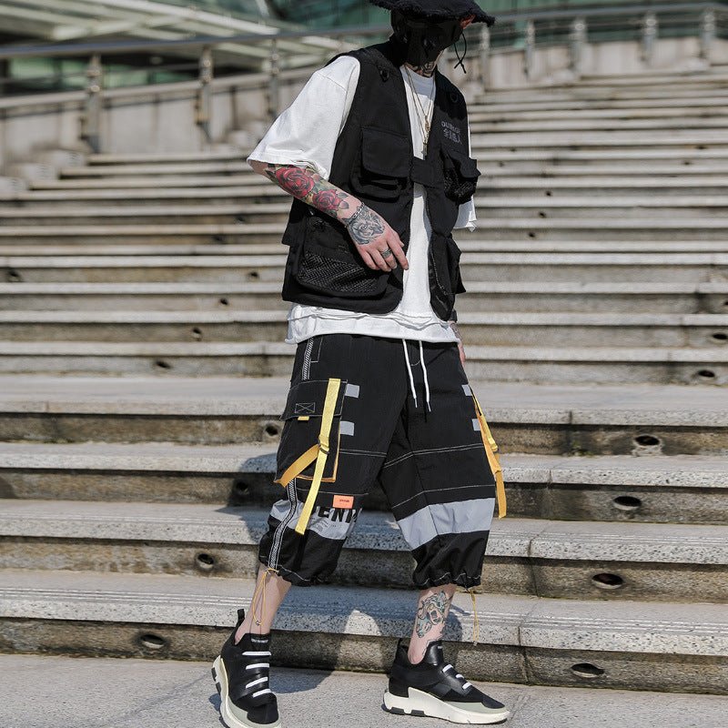 Men's Pants Youth Trendy Brand Casual Cropped Shorts Men - BAGMODA